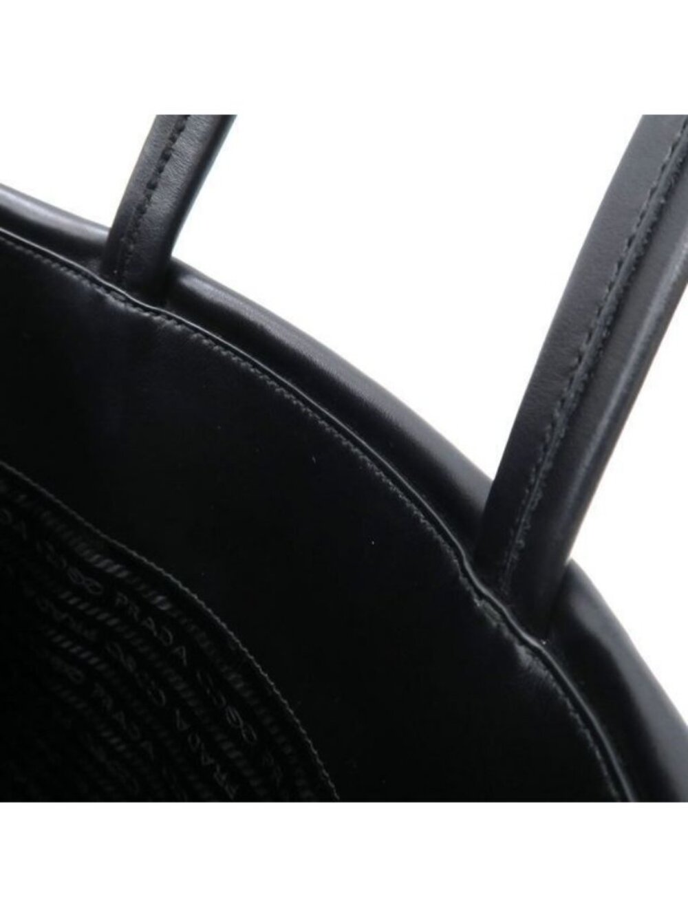Prada Logo Leather 2-Way Messenger - Picture 7 of 9